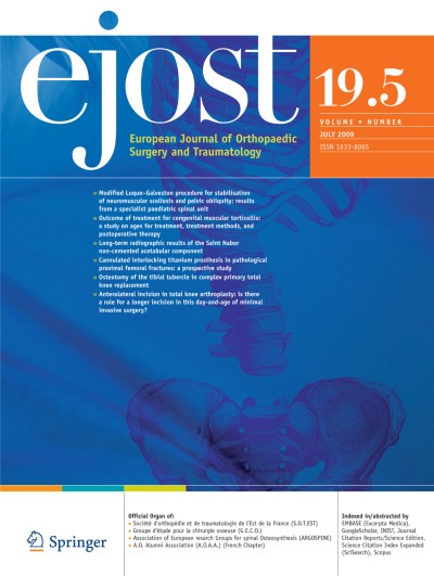 European Journal of Orthopaedic Surgery & Traumatology 5/2009