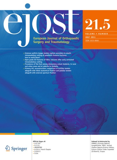 European Journal of Orthopaedic Surgery & Traumatology 5/2011