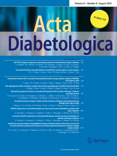 Acta Diabetologica 8/2024
