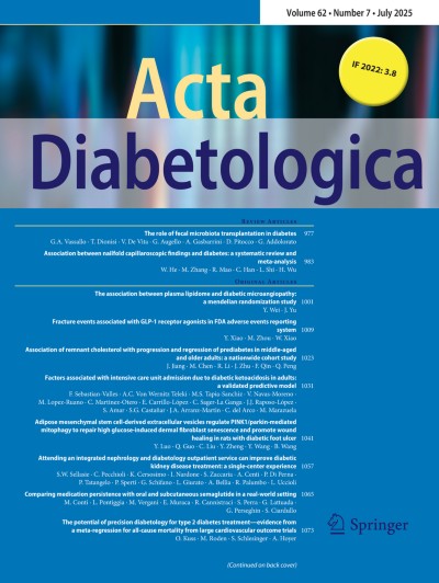 Acta Diabetologica 7/2025