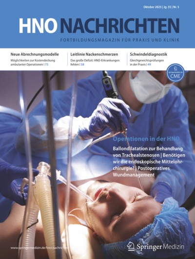 Link zu Zeitschrift HNO Nachrichten