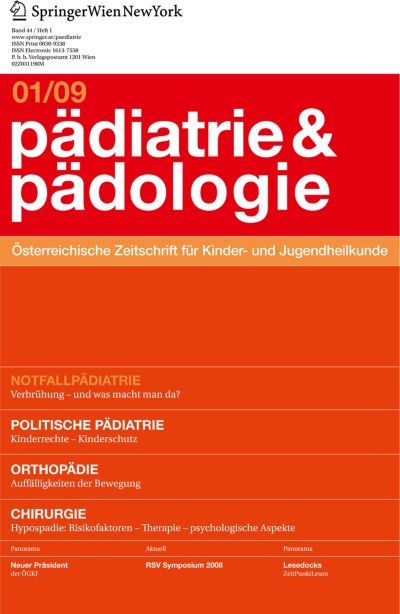 Pädiatrie & Pädologie 1/2009