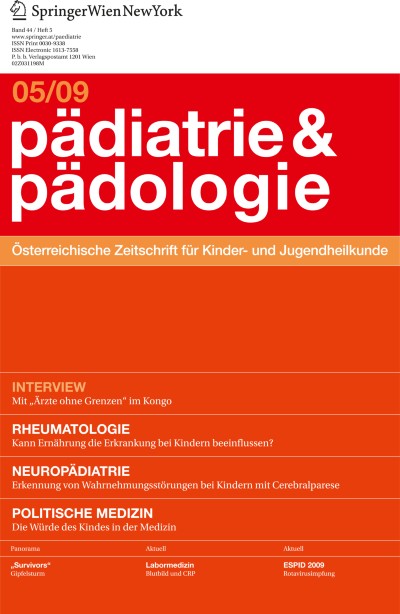 Pädiatrie & Pädologie 5/2009