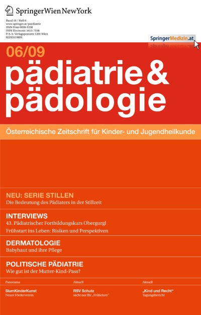 Pädiatrie & Pädologie 6/2009