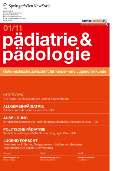 Pädiatrie & Pädologie 1/2011