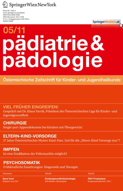 Pädiatrie & Pädologie 5/2011