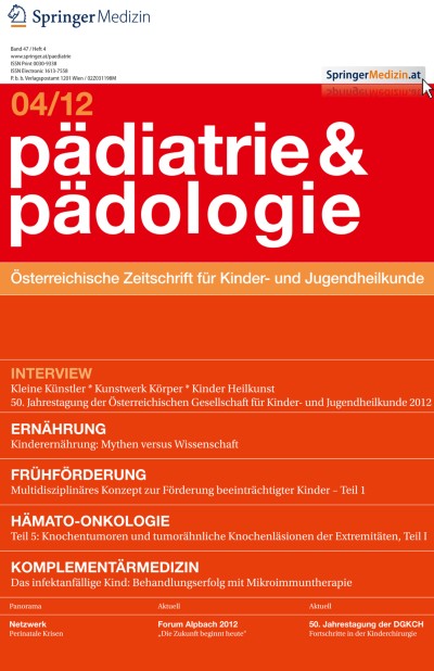 Pädiatrie & Pädologie 4/2012