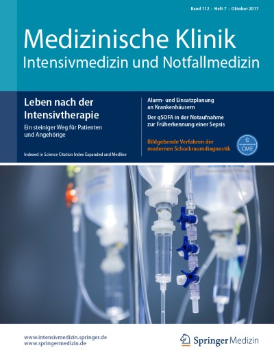 Link zu Zeitschrift Medizinische Klinik - Intensivmedizin und Notfallmedizin