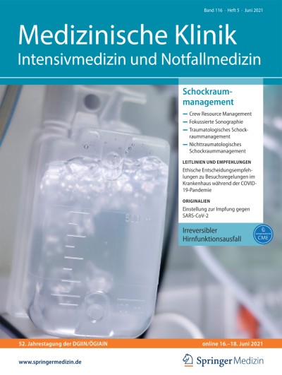 Link zu Zeitschrift Medizinische Klinik - Intensivmedizin und Notfallmedizin