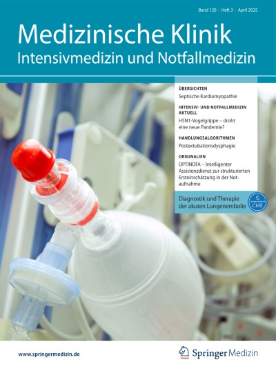 Medizinische Klinik - Intensivmedizin und Notfallmedizin 3/2025