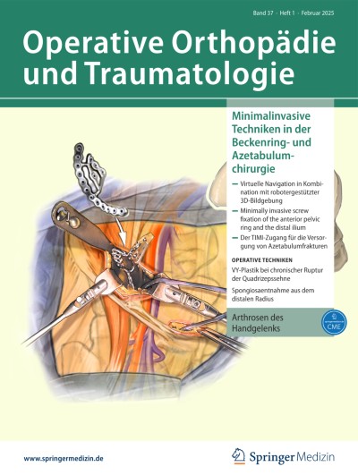 Spongiosaentnahme aus dem distalen Radius zur Rekonstruktion von Knochendefekten an der Hand