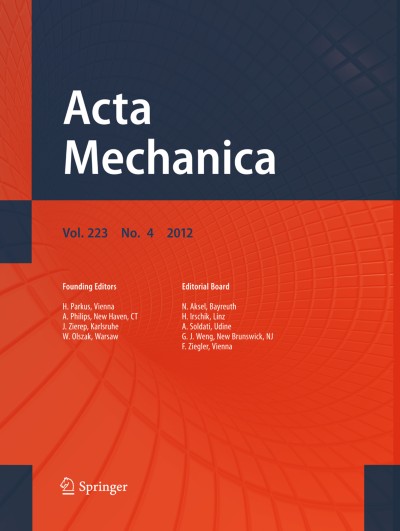 Acta Mechanica 4/2012