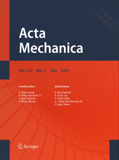 Acta Mechanica 7/2012