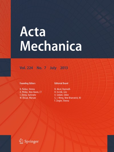Acta Mechanica 7/2013