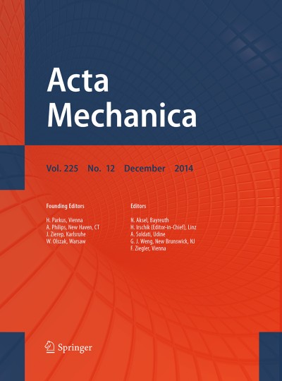 Acta Mechanica 12/2014