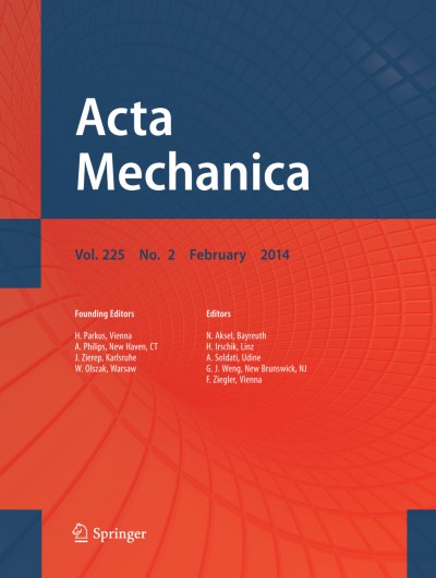 Acta Mechanica 2/2014