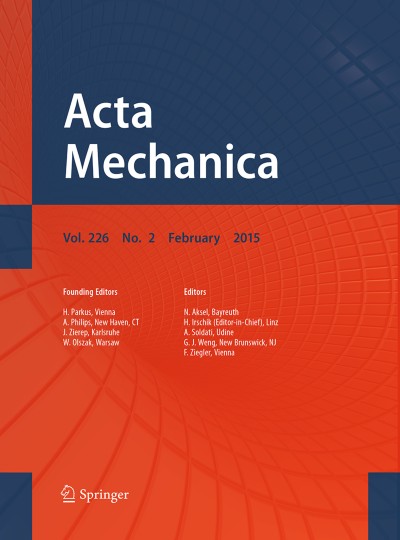 Acta Mechanica 2/2015