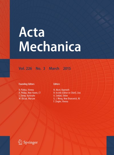 Acta Mechanica 3/2015