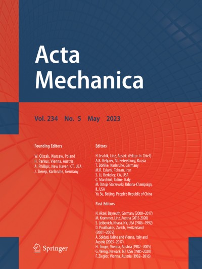 Acta Mechanica 5/2023