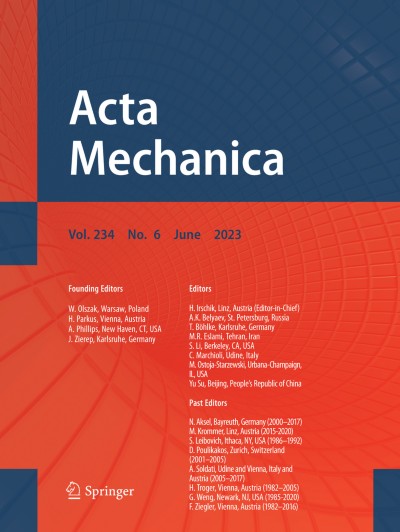 Acta Mechanica 6/2023