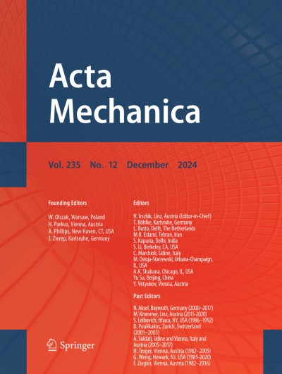 Acta Mechanica 12/2024