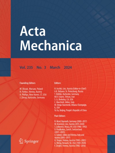 Acta Mechanica 3/2024