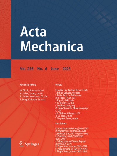 Acta Mechanica 6/2025