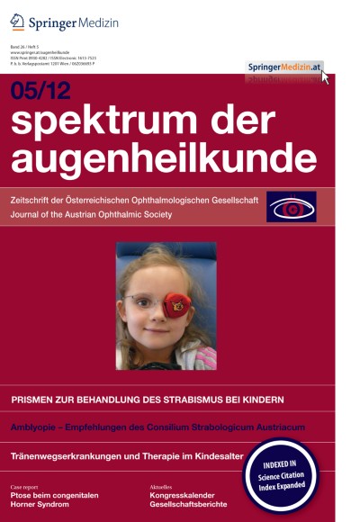 Link zu Zeitschrift Spektrum der Augenheilkunde