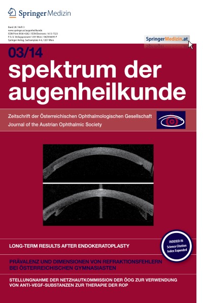 Spektrum der Augenheilkunde 3/2014
