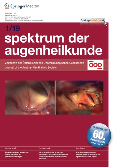 Link zu Zeitschrift Spektrum der Augenheilkunde