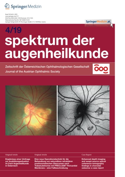 Spektrum der Augenheilkunde 4/2019
