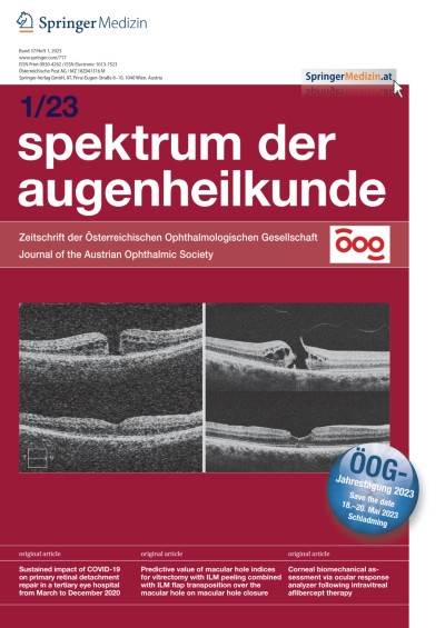 Spektrum der Augenheilkunde 1/2023