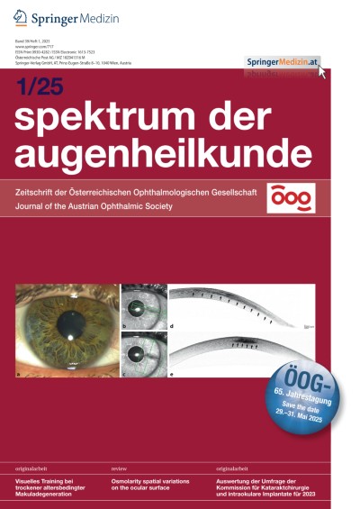 Spektrum der Augenheilkunde 1/2025