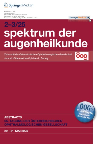 Spektrum der Augenheilkunde 2-3/2025