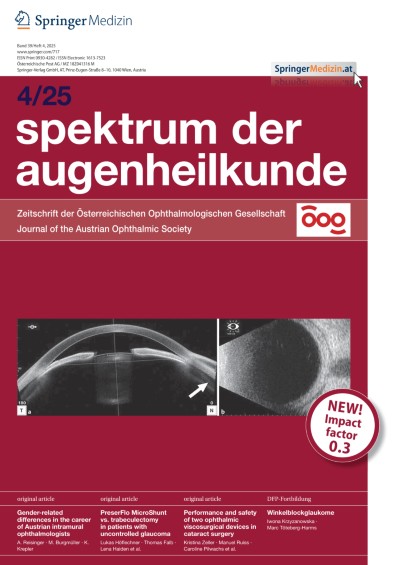 Spektrum der Augenheilkunde 4/2025