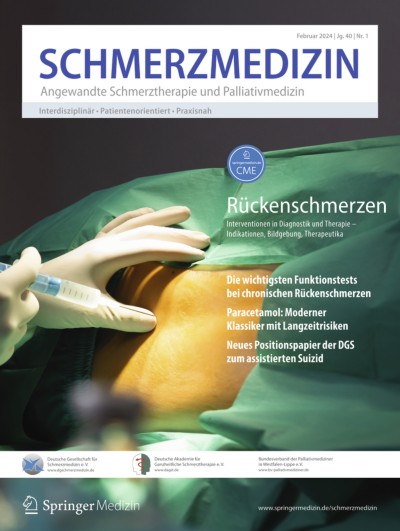Schmerzmedizin 1/2024