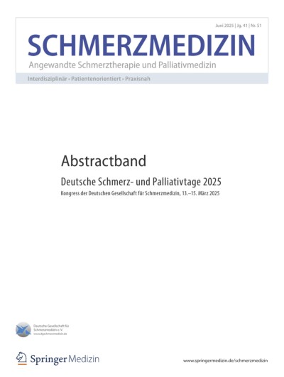 Schmerzmedizin 1/2025