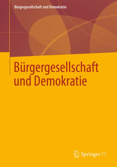 Cover of Book Series Bürgergesellschaft und Demokratie