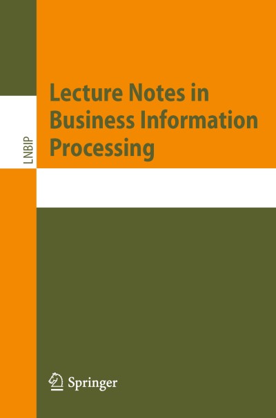 Cover of Book Series Lecture Notes in Business Information Processing