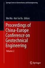 Proceedings Of China Europe Conference On Geotechnical - 