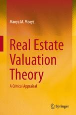 Real Estate Valuation Theory Springerprofessional De