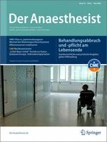 Hme Filter Versus Patientenbezogener Wechsel Der Beatmungsschlauchsysteme Von Narkosegeraten Springermedizin De