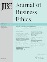 Journal of Business Ethics | springerprofessional.de