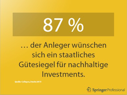 Anleger Und Banken Brauchen Siegel Fur Grune Geldanlage