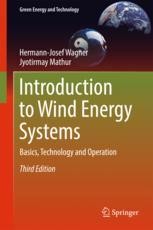 Introduction To Wind Energy Systems Springerprofessional De