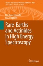 Rare Earths And Actinides In High Energy Spectroscopy Springerprofessional De