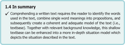 research about reading comprehension level