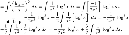 Integral e^5log x - e^4log x / e^3log x - e^2logx