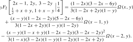 Evaluation Of Nonterminating 3f 2 Frac 1 4 3 F 2 1 4 Series Perturbed By Three Integer Parameters Springerlink