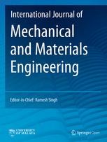 International Journal of Mechanical and Materials Engineering | Home